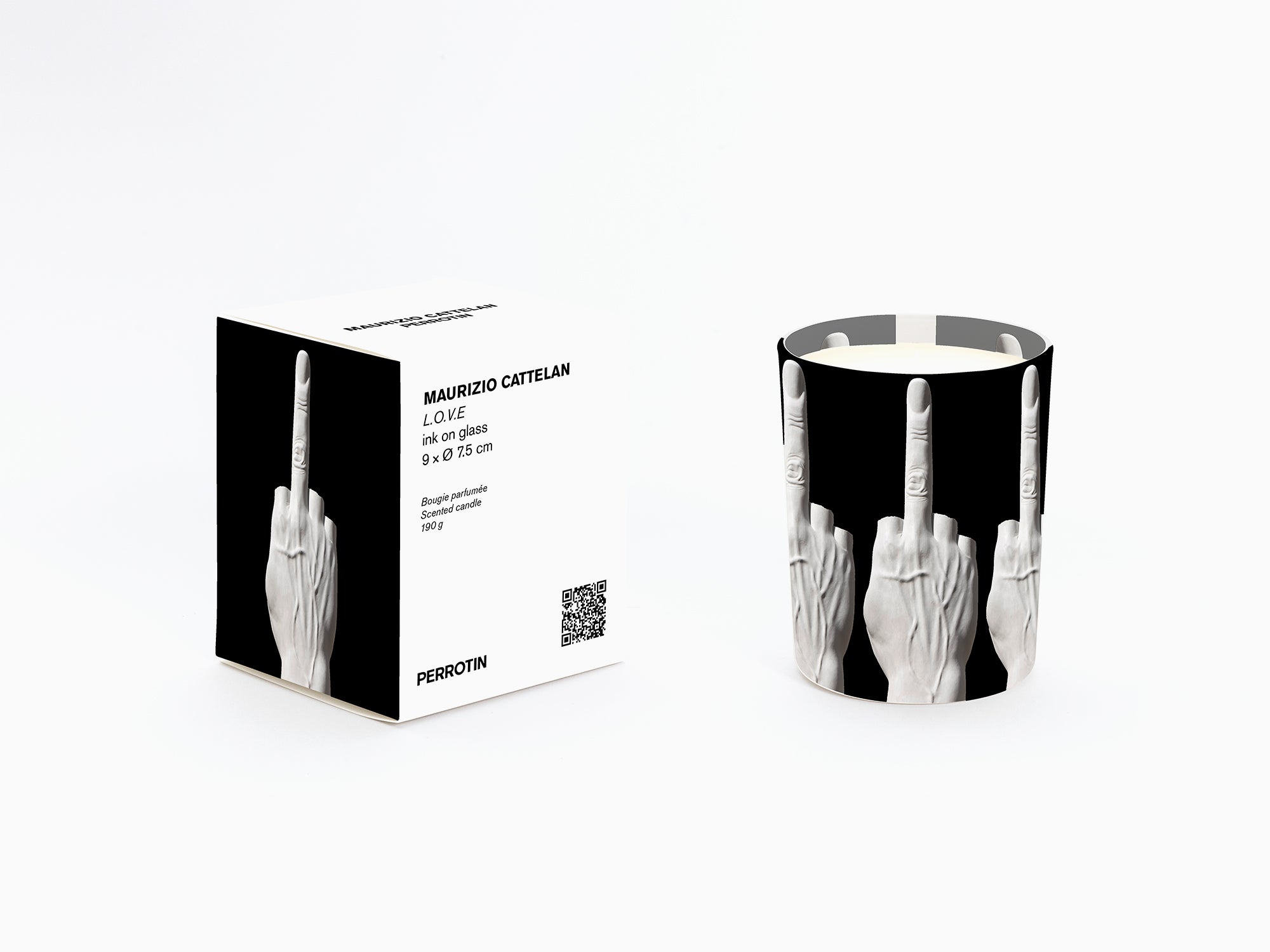 Perrotin x Maurizio Cattelan - L.O.V.E Candle