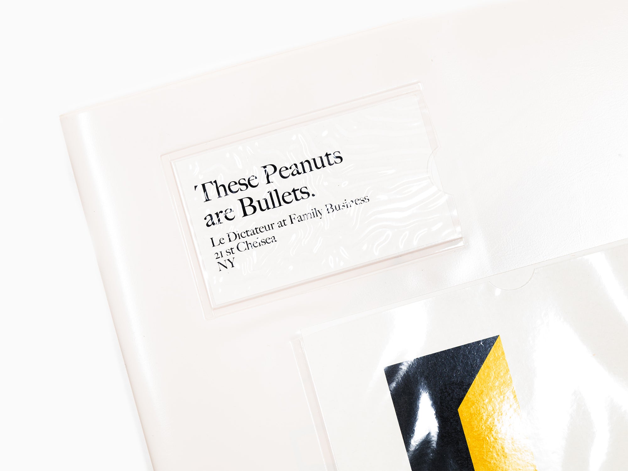 Maurizio Cattelan - Le Dictateur - These Peanuts are Bullets