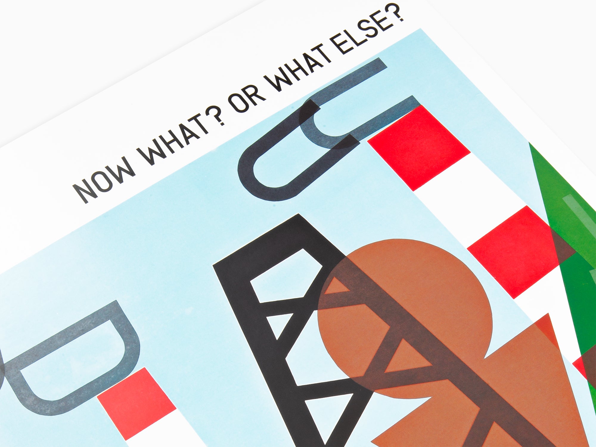 Nina Chanel Abney - NOW WHAT? OR WHAT ELSE? POSTER (standard poster)