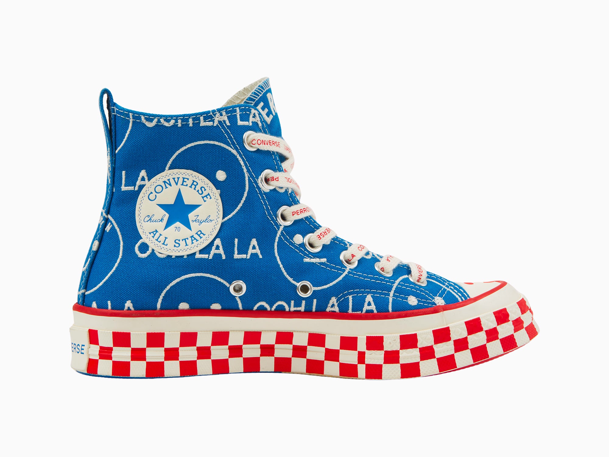 NINA CHANEL ABNEY X CONVERSE CHUCK 70 (RED/BLUE)