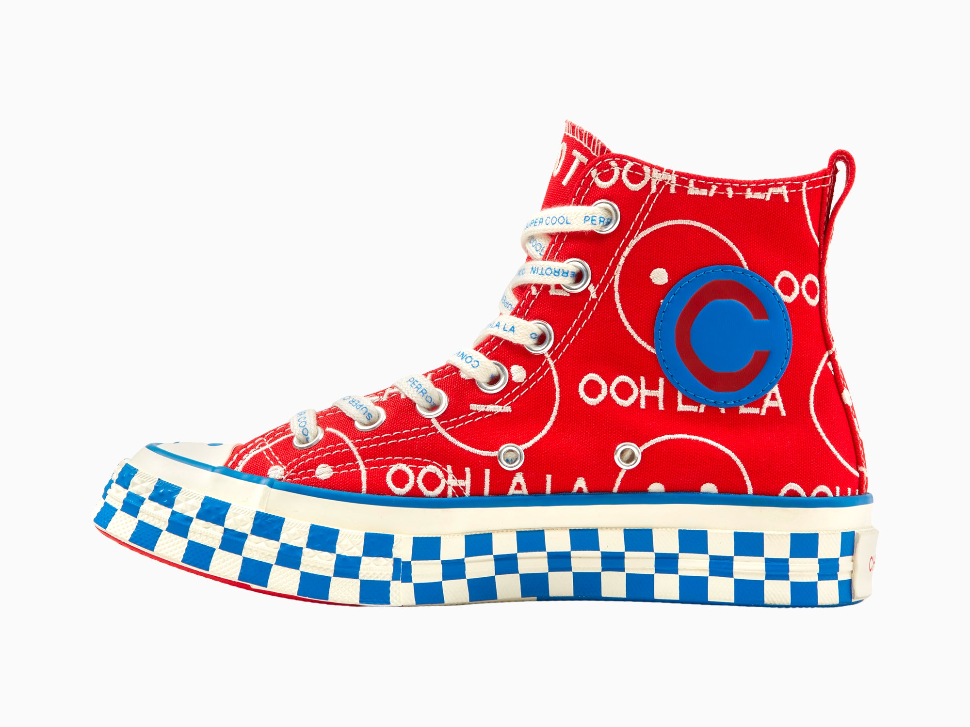 NINA CHANEL ABNEY X CONVERSE CHUCK 70 (RED/BLUE)