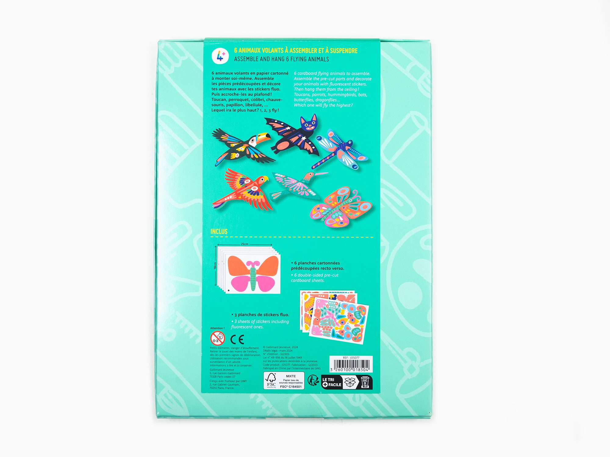 Omy x Gallimard Jeunesse - "Les Ateliers" - 1,2,3 fly !