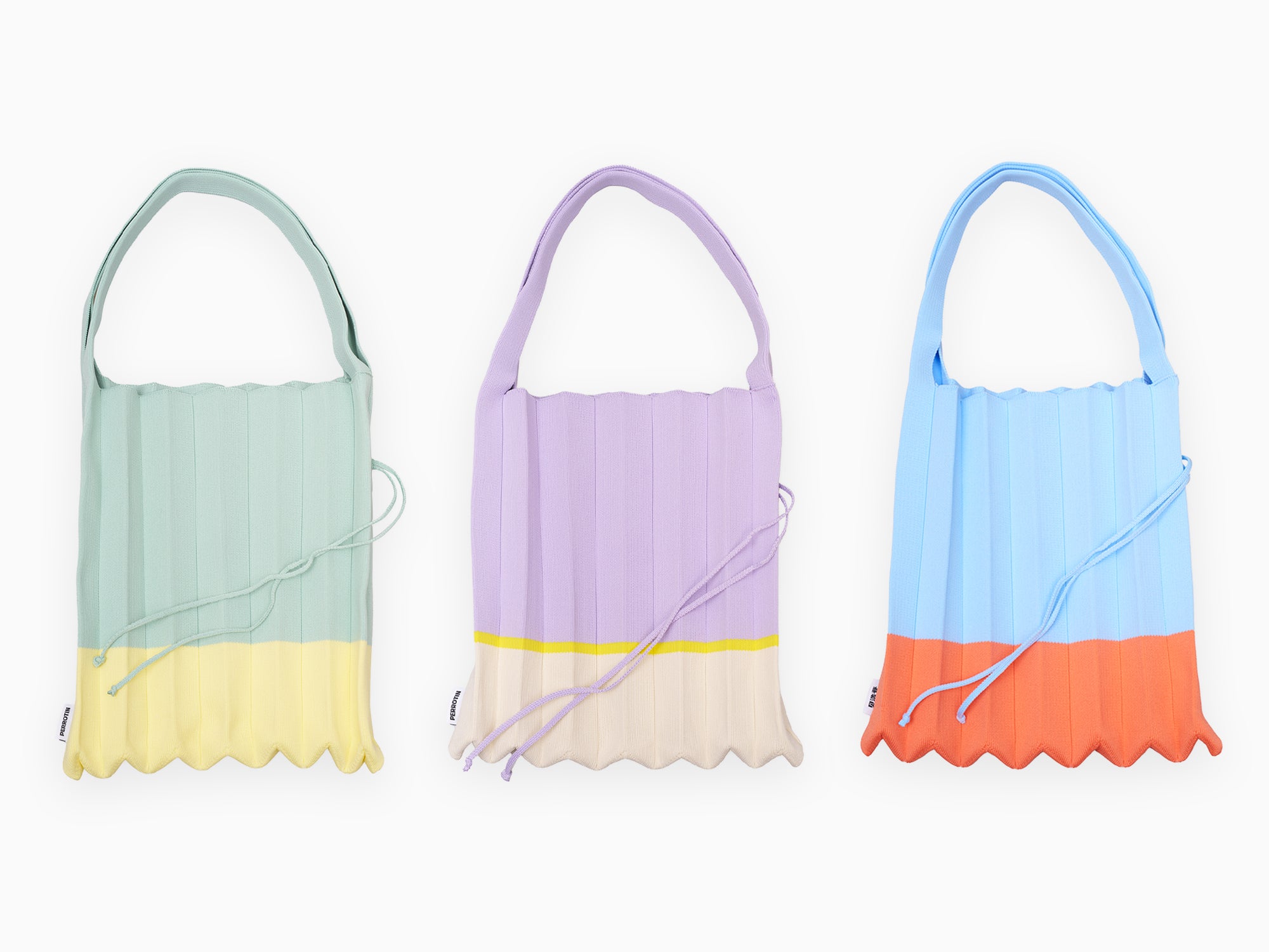 Perrotin - Pleated Knit Bag