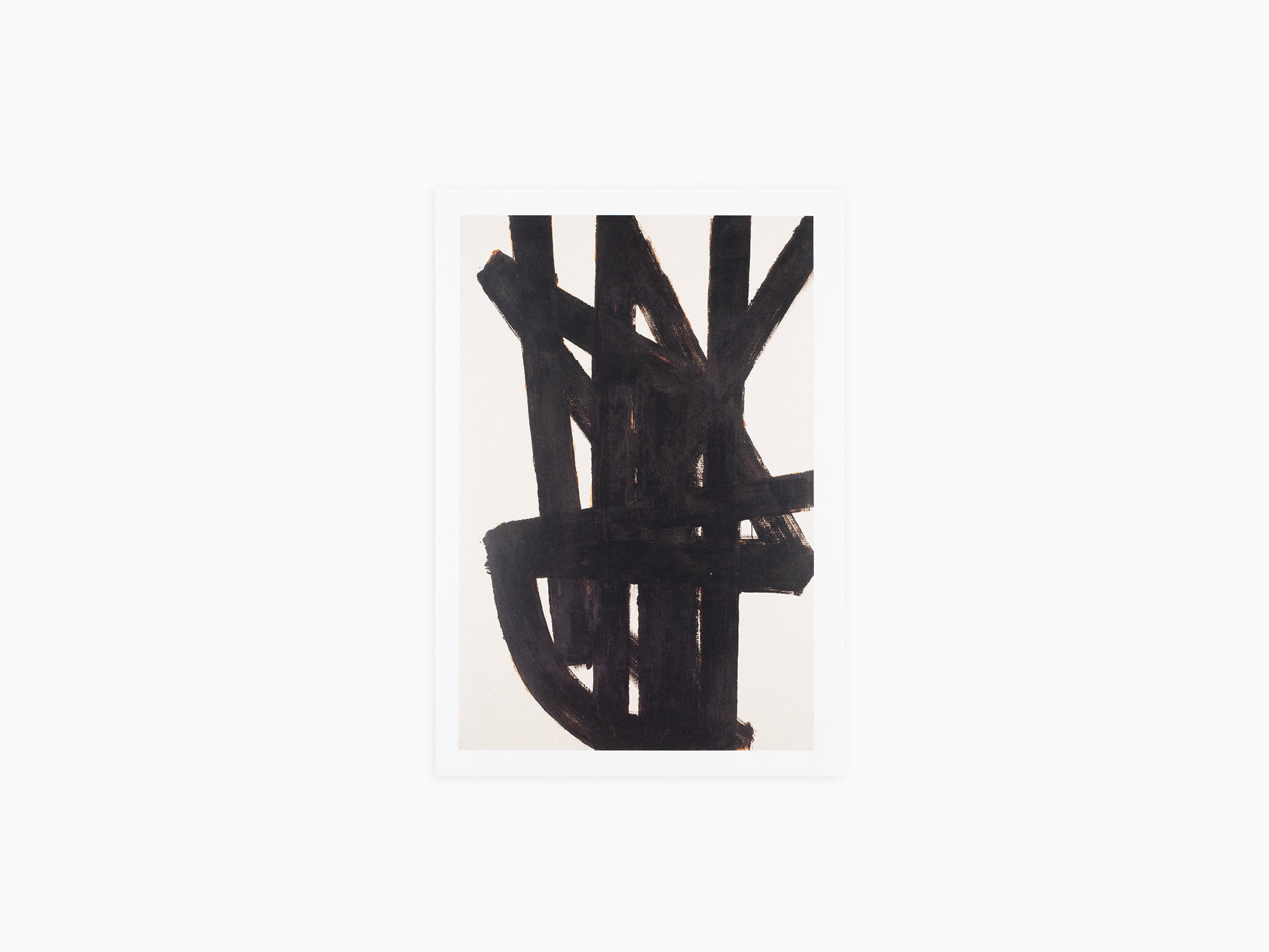 Pierre Soulages - « Peinture 193,4 x 129,1 cm, 1948-1949 » Carte postale
