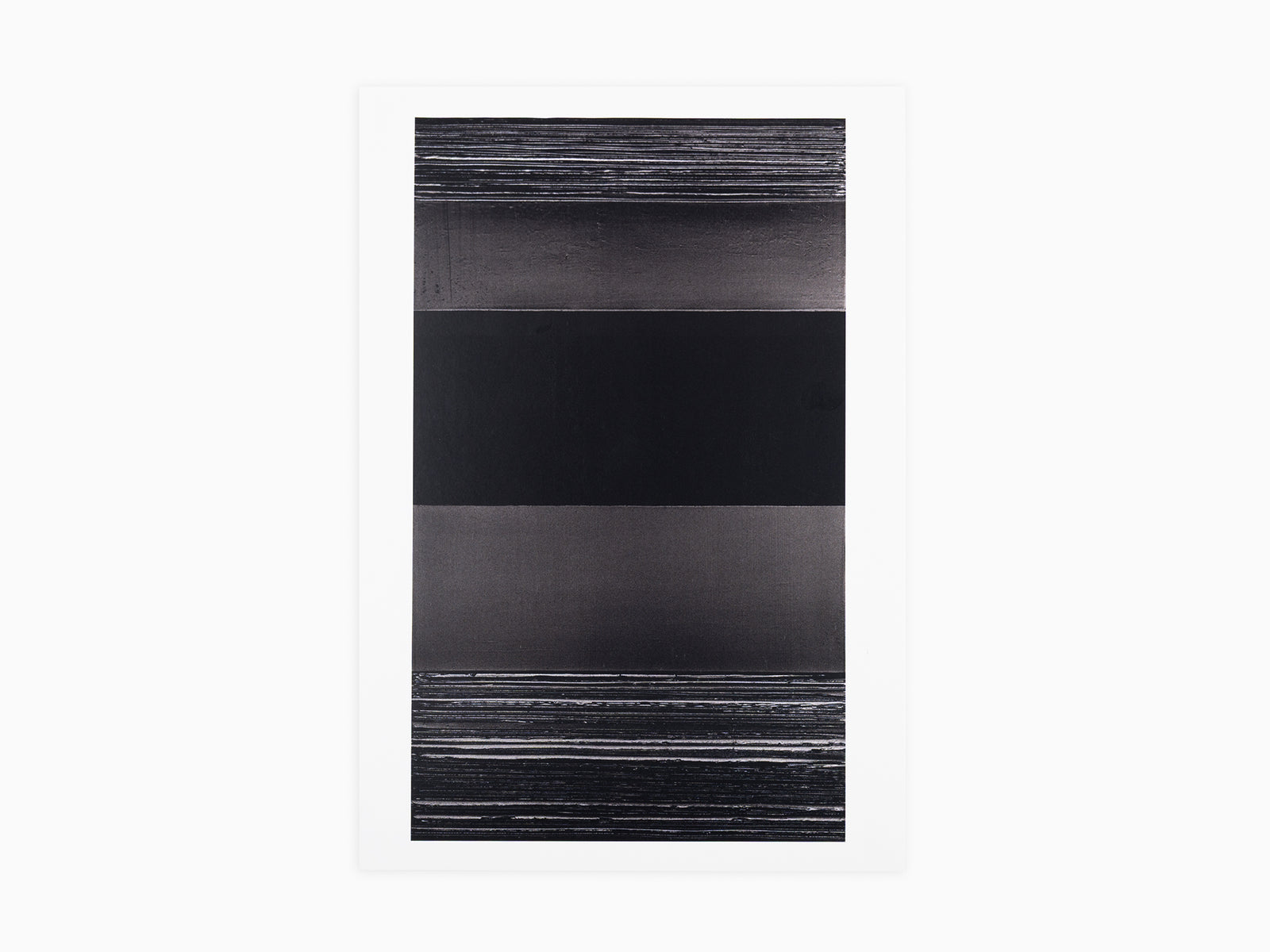 Pierre Soulages - « Peinture 304 x 181 cm, 9 décembre 2007 » Carte postale