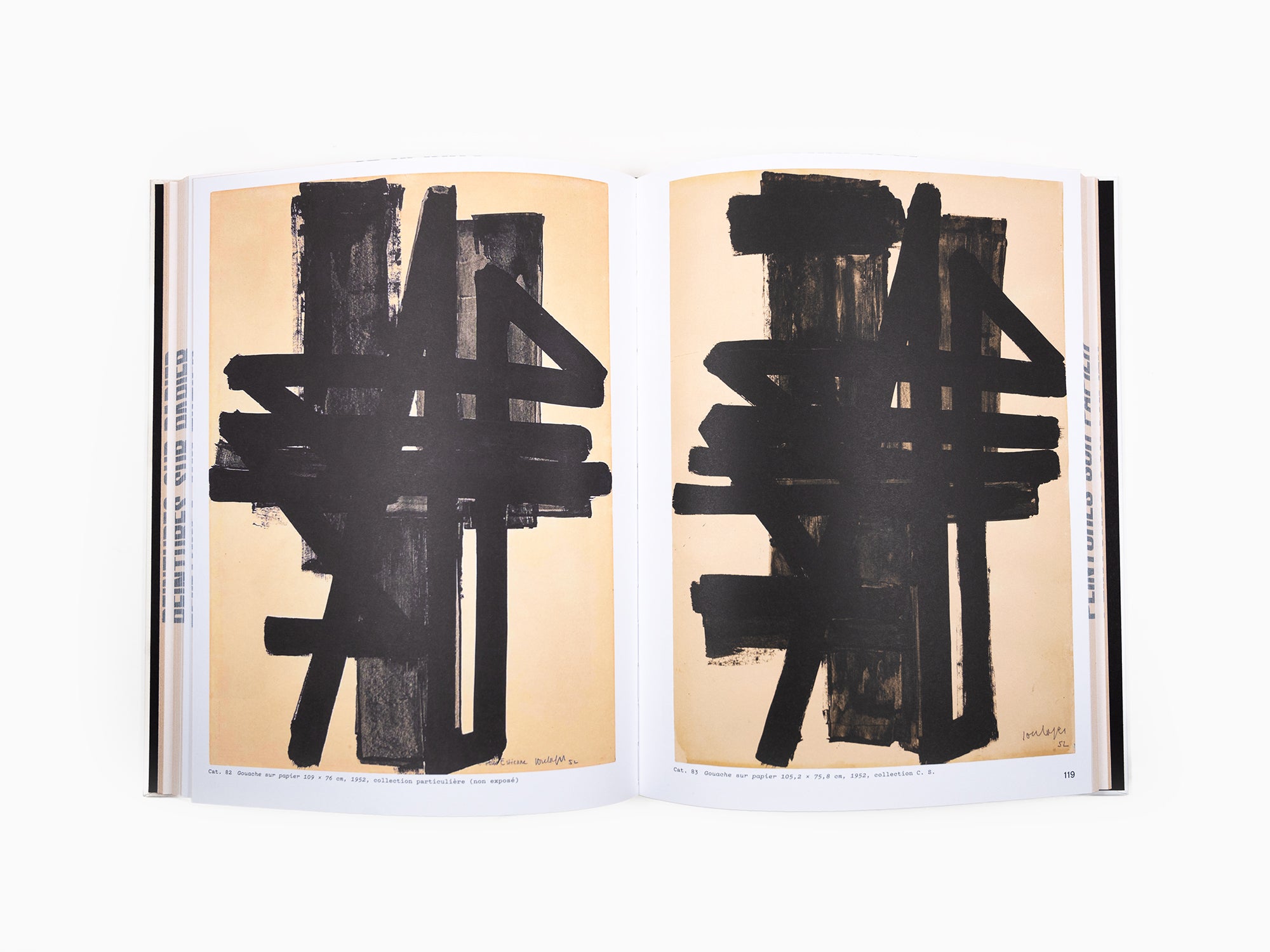 Pierre Soulages - Une autre lumière, peintures sur papier