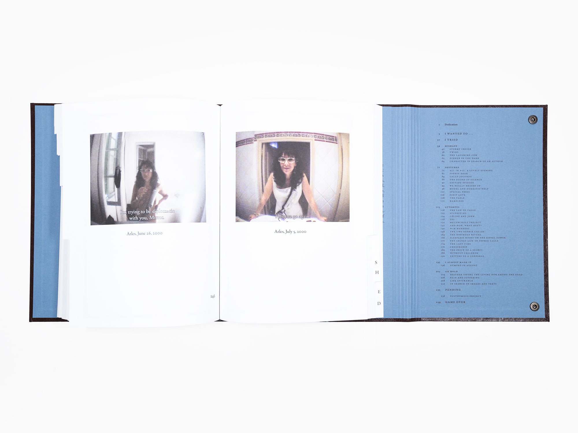Sophie Calle - Catalogue raisonné of the unfinished