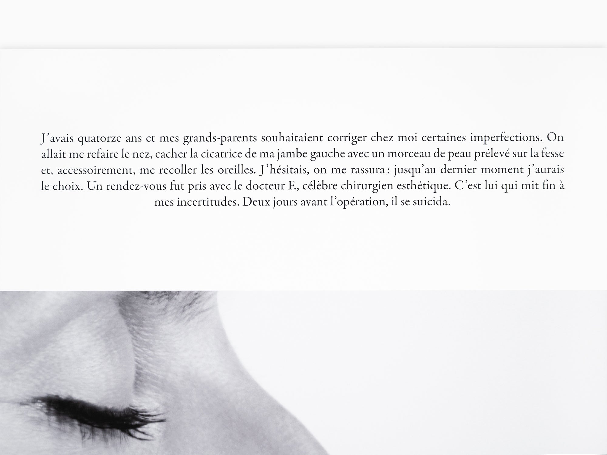 Sophie Calle - Le nez
