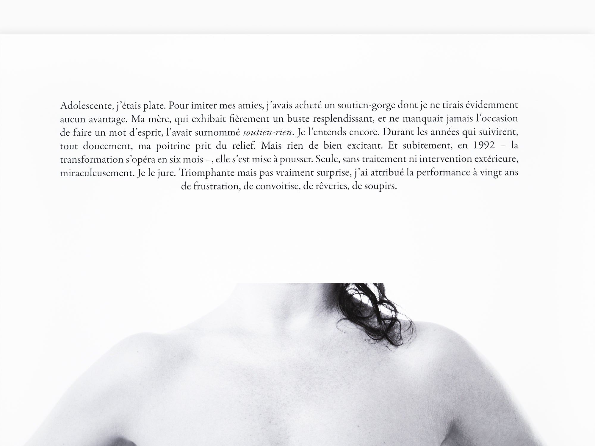 Sophie Calle - "Les seins miraculeux"