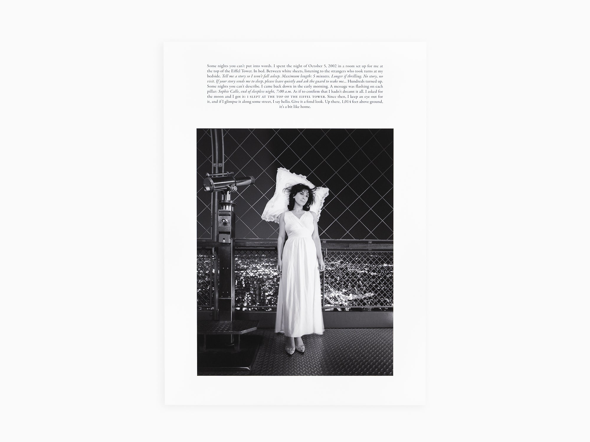 Sophie Calle - "Room with a view"
