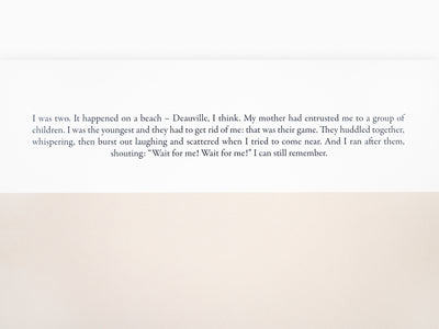 Sophie Calle - " Attends-moi "