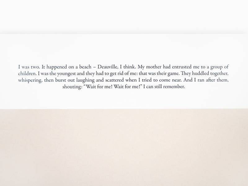 Sophie Calle - " Attends-moi "