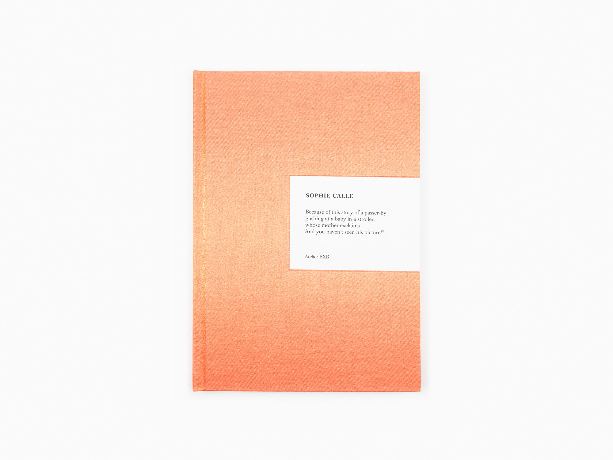 Sophie Calle - Because (Revised and expanded edition)