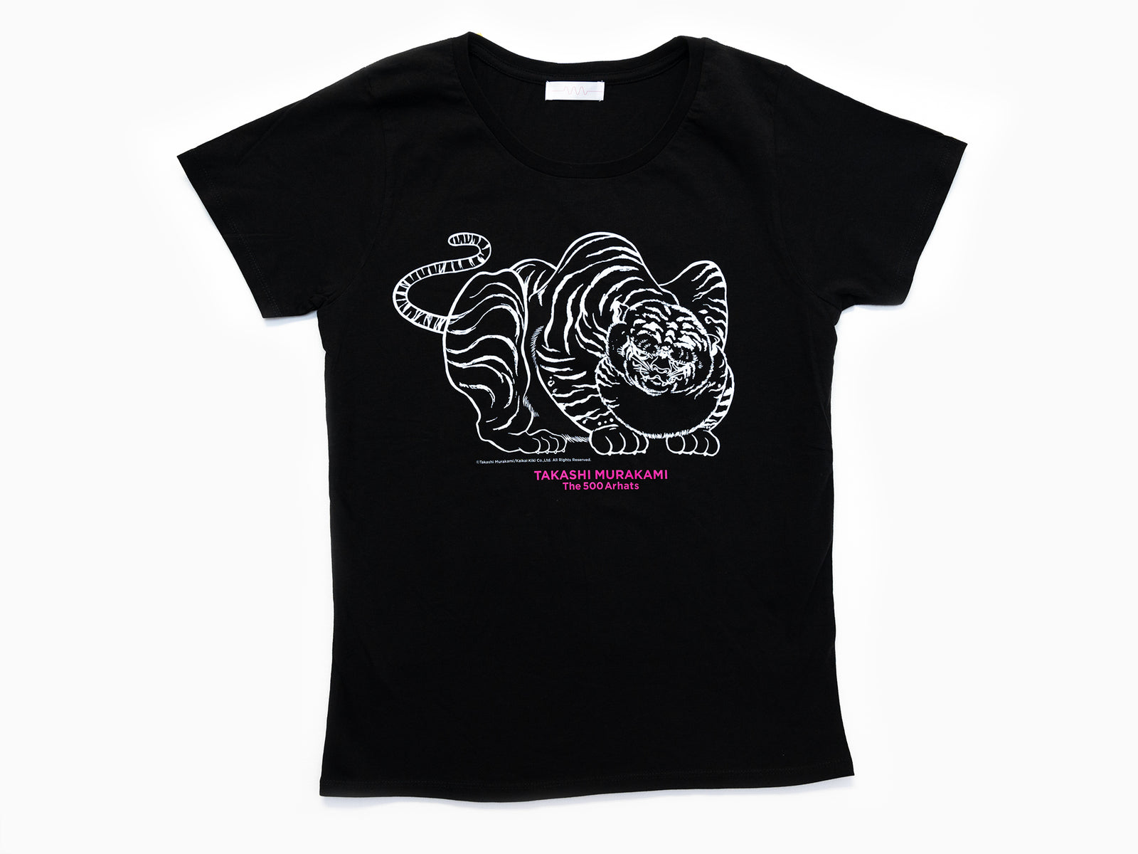 Takashi Murakami - White Tiger Black T-shirt
