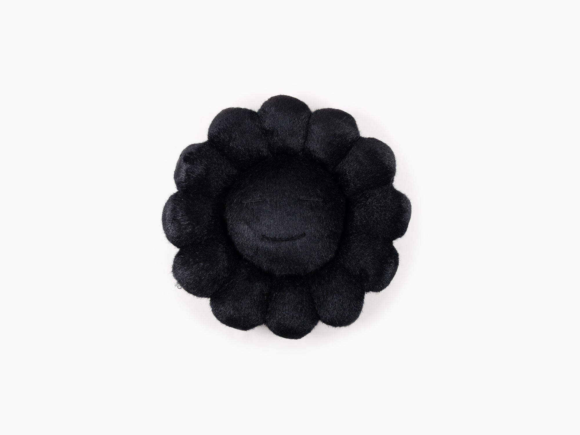 Takashi Murakami - Flower cushion 30 cm - All Black
