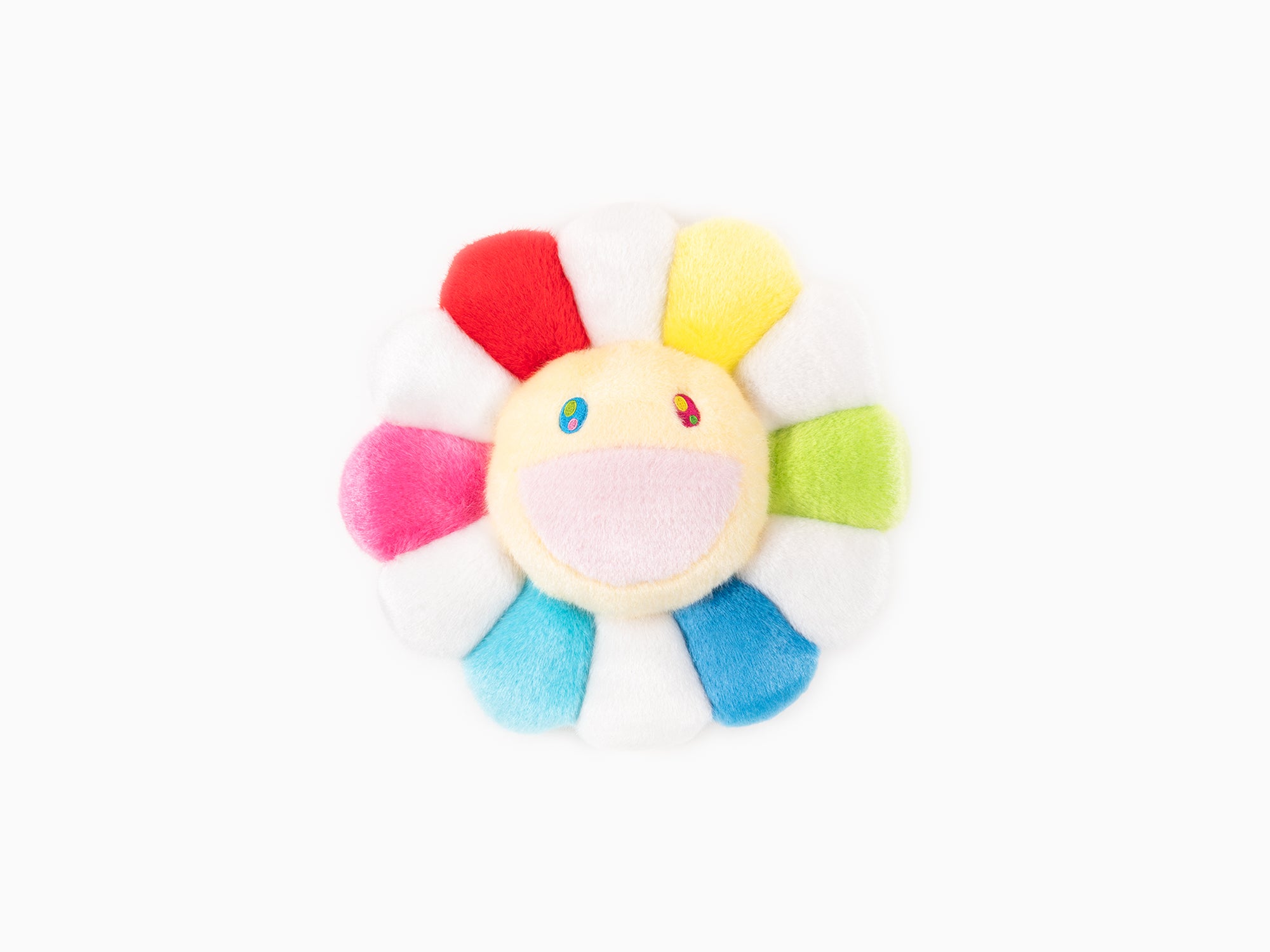 Takashi Murakami - coussin fleur - 30 cm - Multicolore