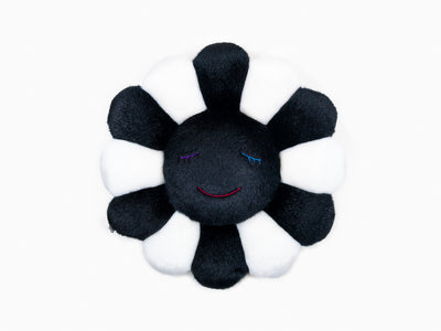 Takashi Murakami - Flower cushion 30 cm - Black & White