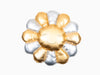 Takashi Murakami - Flower Cushion - 30 cm - Silver & Gold