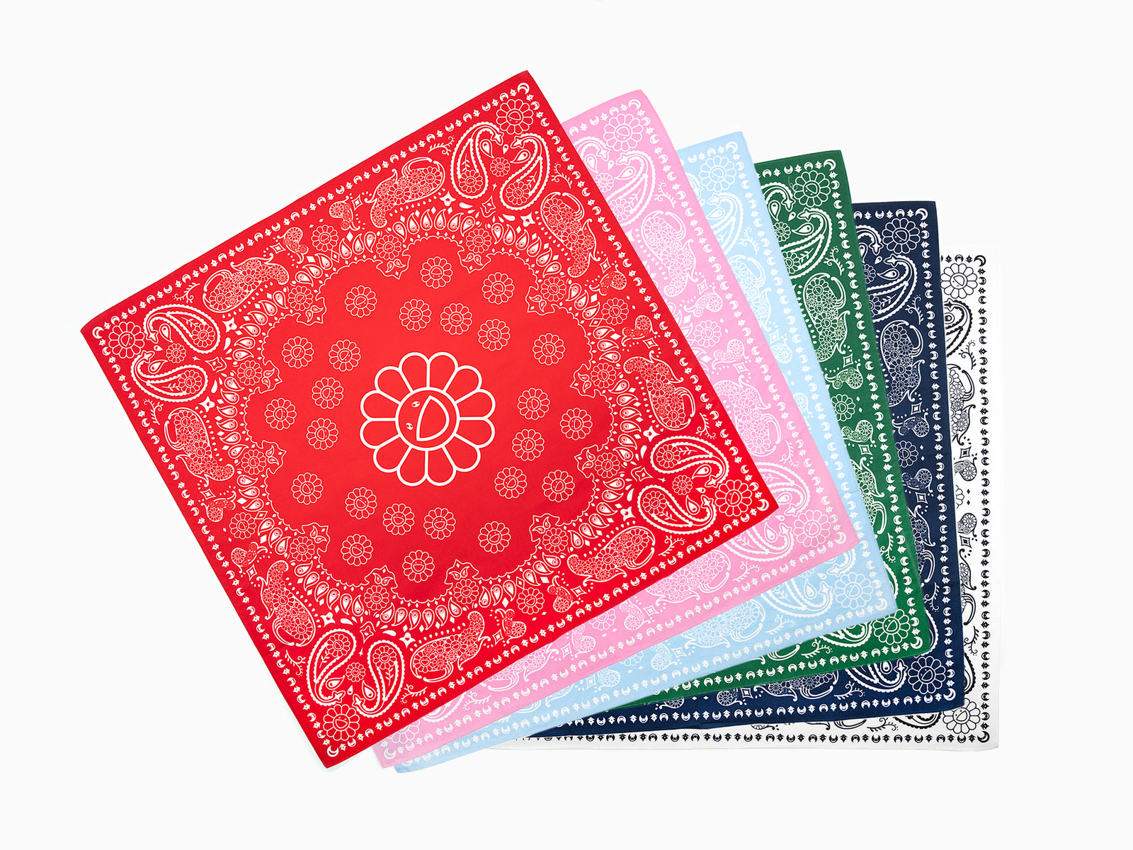 Takashi Murakami - Flower Paisley Bandana