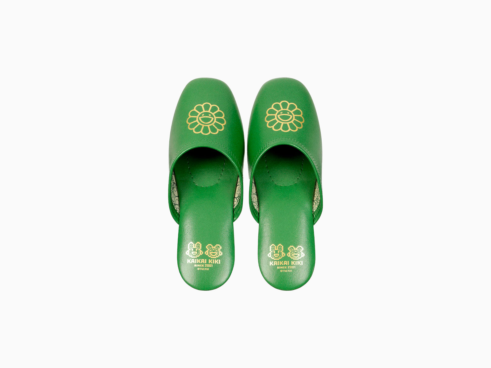 Takashi Murakami - Chaussons en vinyle à fleurs