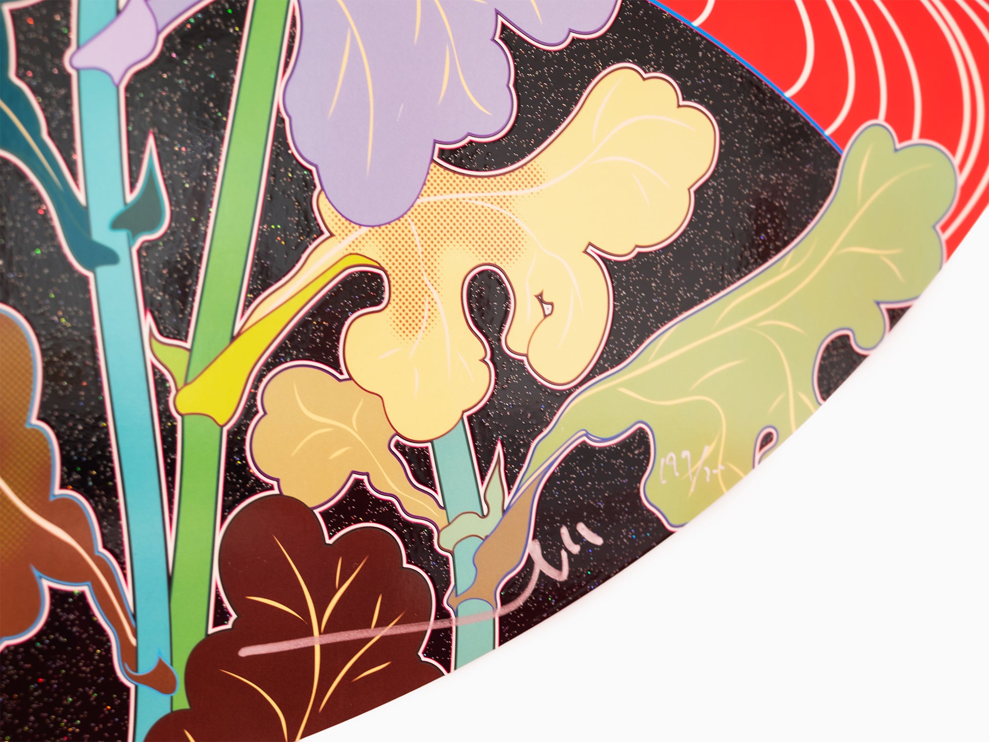 Takashi Murakami - Kansei Korin Red Stream