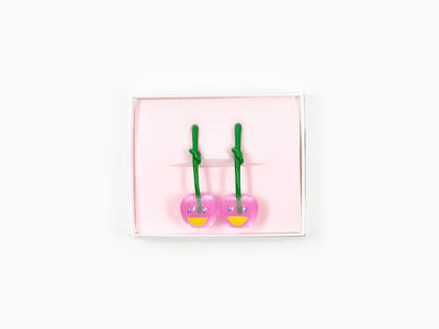 Takashi Murakami x Liquem - Cherry earrings