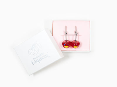 Takashi Murakami x Liquem - Cherry earrings