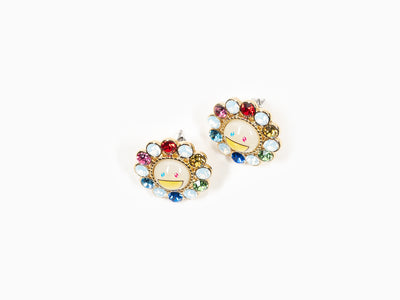 Takashi Murakami x Liquem - Flower earrings