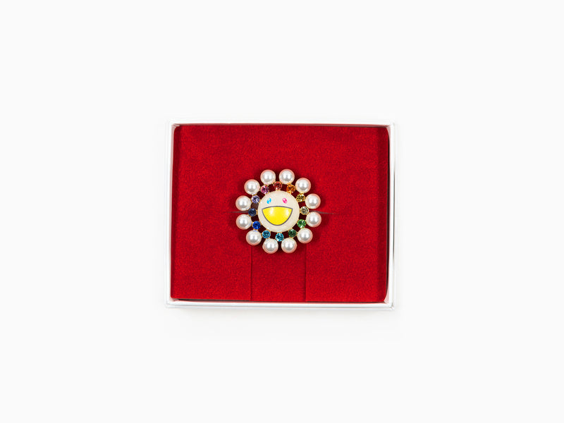 Takashi Murakami x Liquem - Pearl Flower pins