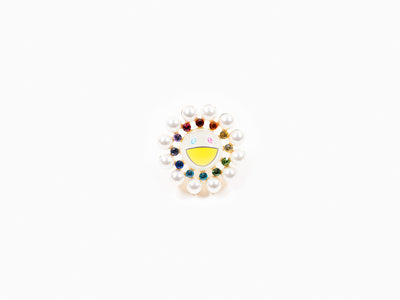 Takashi Murakami x Liquem - Pearl Flower ring