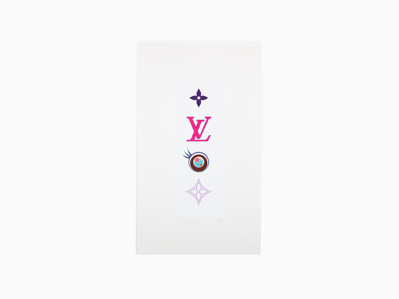 Takashi Murakami - Eye Love SUPERFLAT < Eye Pink >