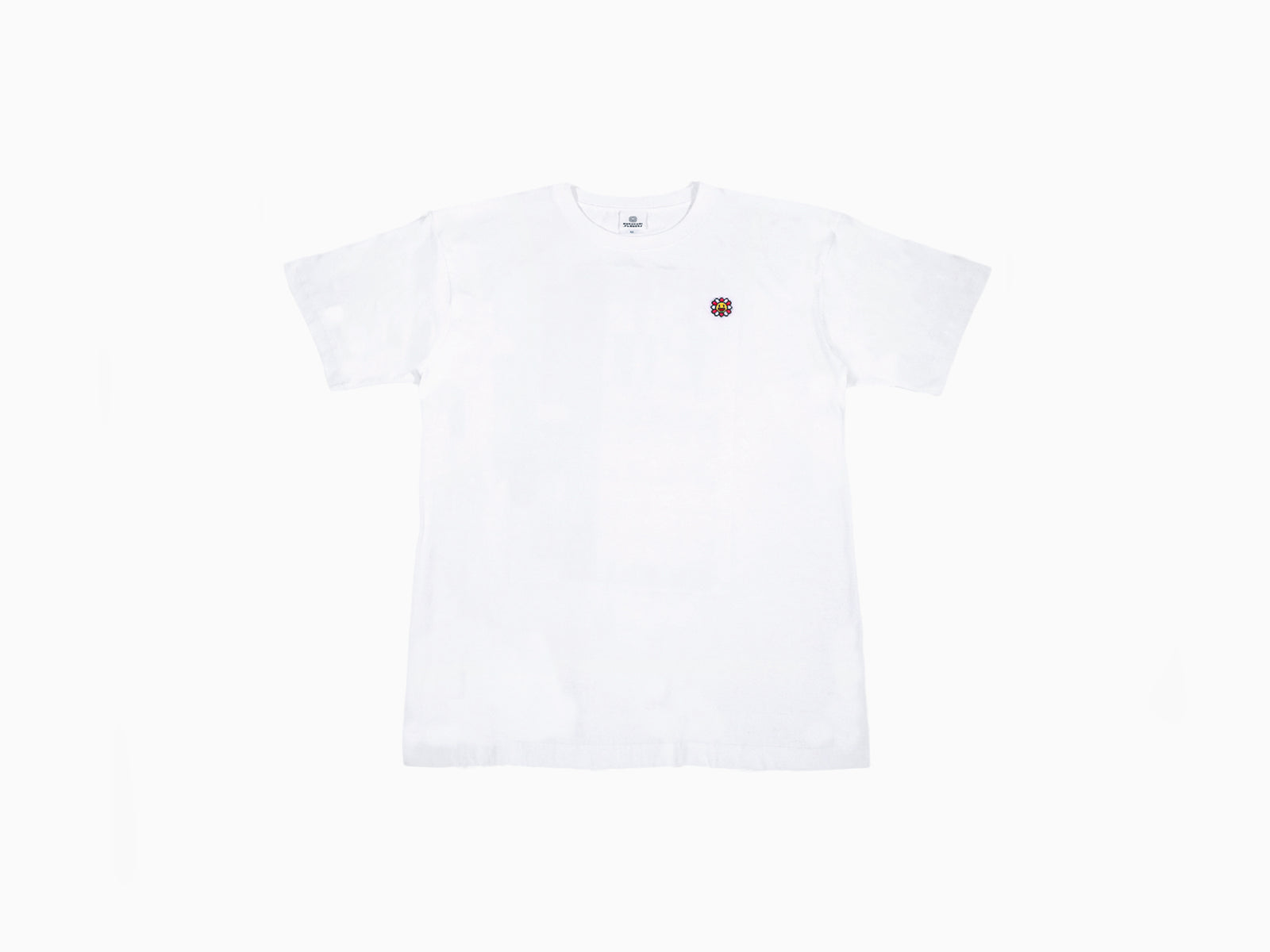 Takashi Murakami - Murakami.Flowers #0000 M.F. Emblem - White x Black T-Shirt