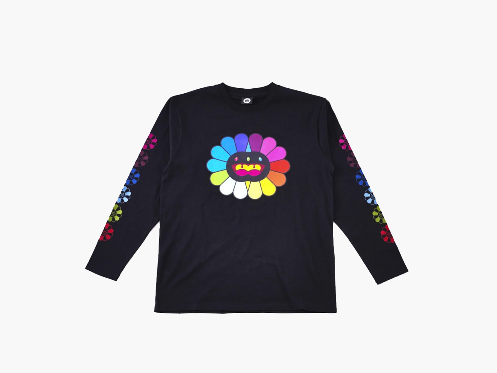 Takashi Murakami - Mononoke Flower / Black Long Sleeve T-shirt
