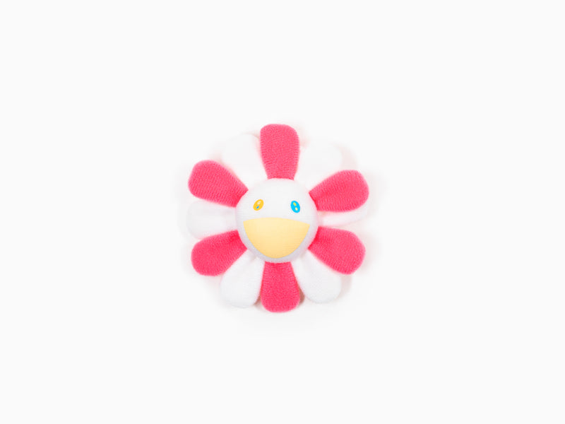 Takashi Murakami - Flower Plush Key Chain - Pink White & White