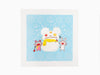 Takashi Murakami - Snow, Moon and Flower : Snowman with Kaikai and Kiki