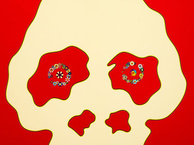 Takashi Murakami - Time Bokan - Missing in the Eyes - Red