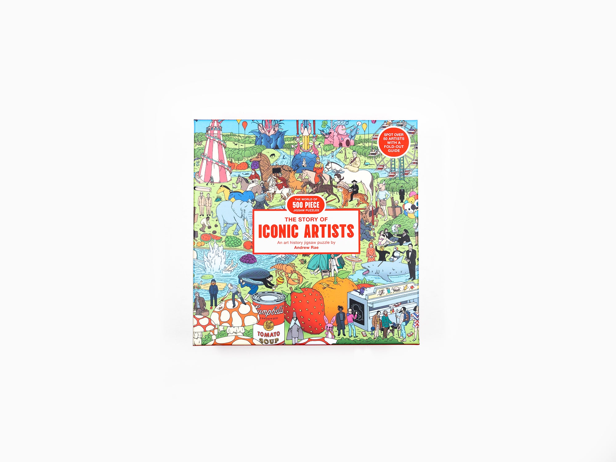 L'histoire d'artistes emblématiques - Un puzzle de 500 pièces sur l'histoire de l'art