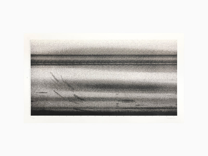 Thomas Bangalter - Étoffe sonore pour La Caverne du Pont Neuf – Spectrogramme préparatoire, extrait de 41 secondes, 2026