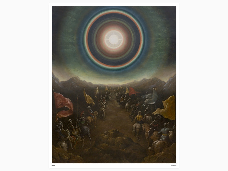 Laurent Grasso - poster Studies into the past (chevaliers)