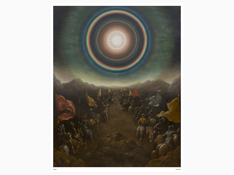Laurent Grasso - poster Studies into the past (chevaliers)