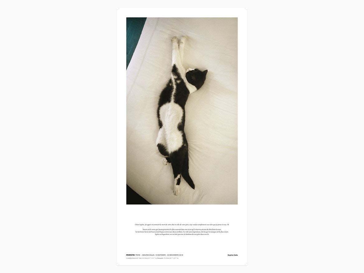 Sophie Calle - Souris Calle (signed poster) - Perrotin Store Paris