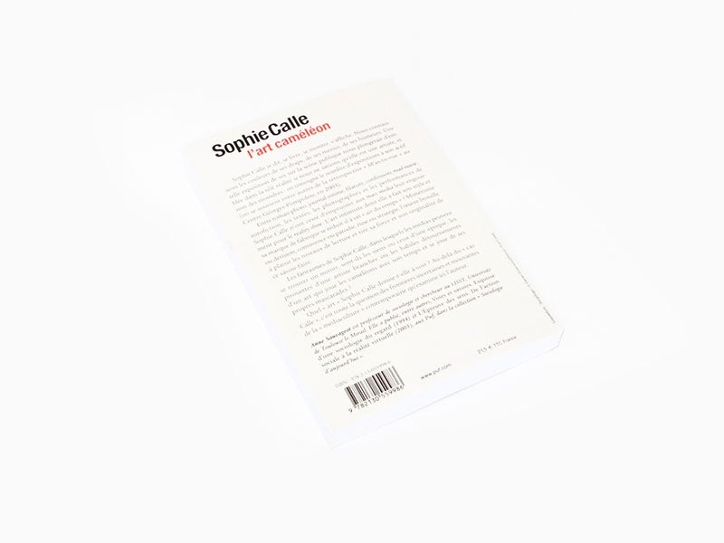 Anne Sauvageot - Sophie Calle, l'art cameleon