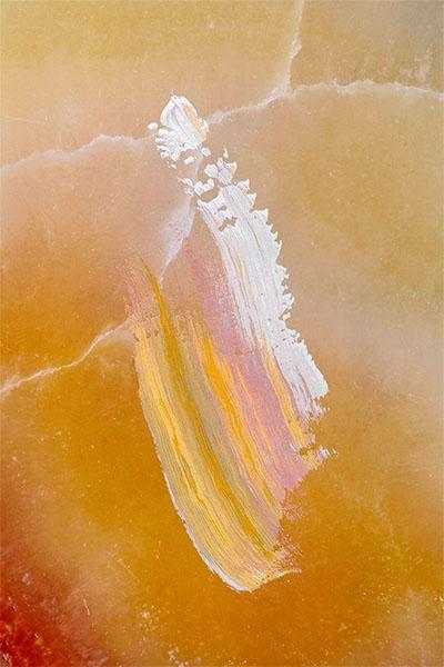 Pieter Vermeersch - Untitled 2019 (C-print & silkscreen, marble pattern ), framed