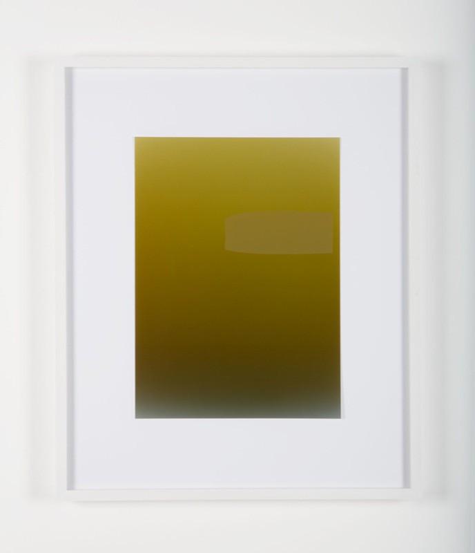 Pieter Vermeersch - Untitled 2012 (C-print & green silkscreen), framed