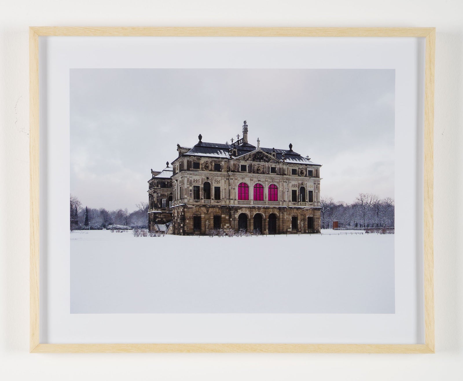 Pieter Vermeersch - Untitled (Dresden house), framed