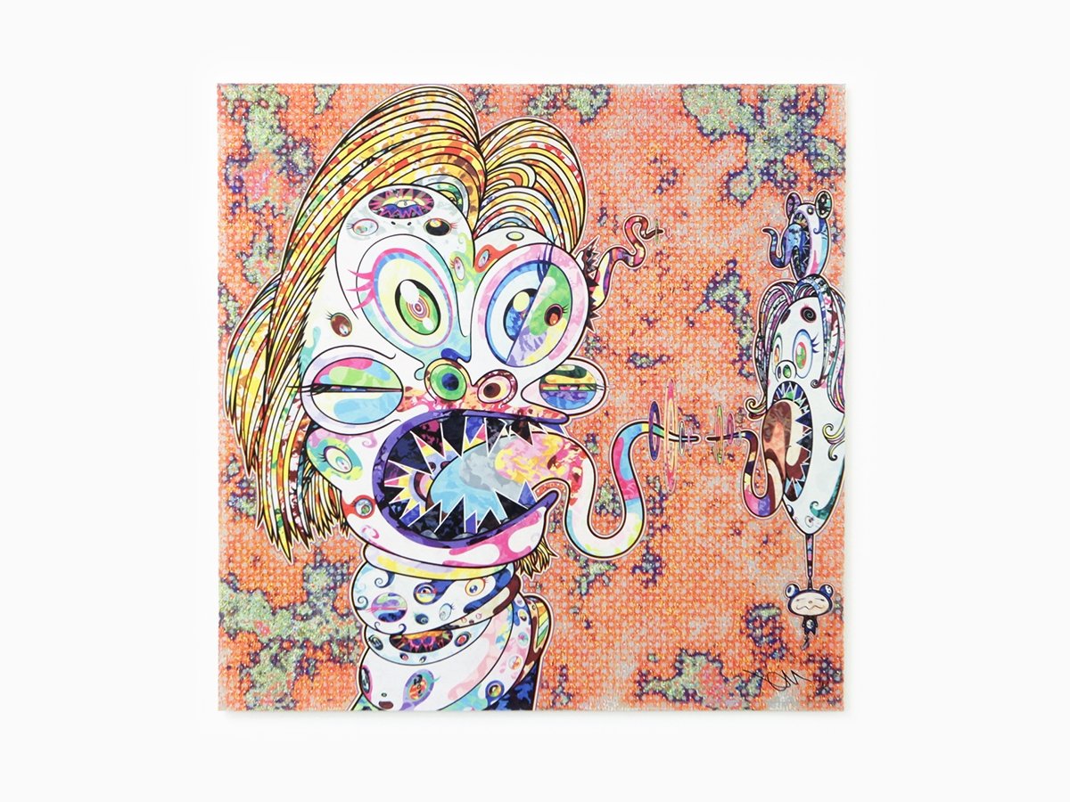 Takashi Murakami - Homage to Francis Bacon 2 (panneau gauche femme)