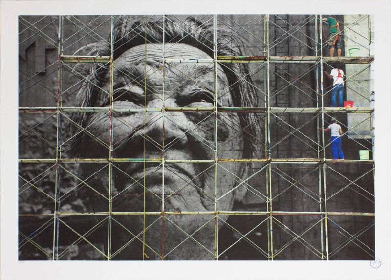 JR - Wrinkles of the City, Action in Shanghai, Shi Li, China