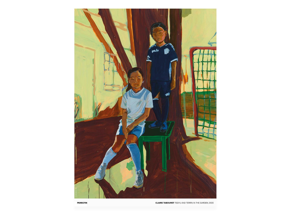 Claire Tabouret - Tegyu & Terrin in the garden, 2020 (standard poster)