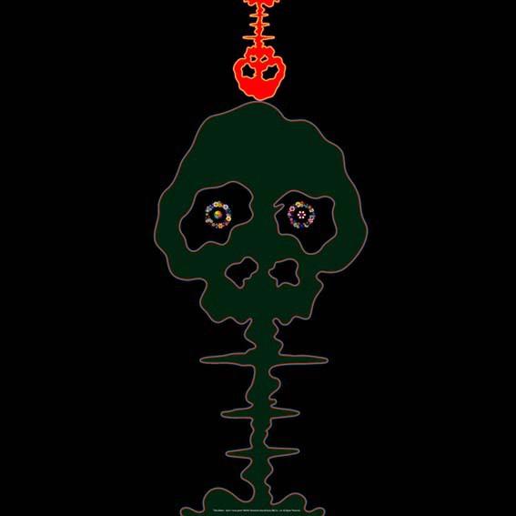 Takashi Murakami - Time Bokan - black + moss green