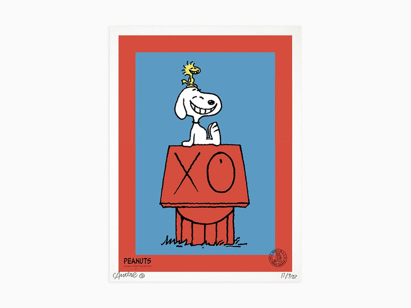 André - Snoopy and Woodstock on Red House (special edition)